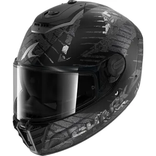Shark Spartan RS Reptaia Matt Schwarz/Grau/Weiß XL