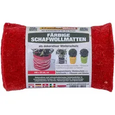 GardenWool, Pflanzen Winterschutz + Gartenvlies, Winterschutzmatte farbig rot