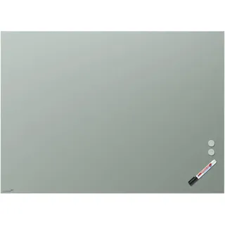 Legamaster Glasboard 90x120cm sage green - Glastafel mit Whiteboard-Eigenschaften - Gehärtetes Sicherheitsglas - Im Hoch- oder Querformat - Für Kreidemarker und Neodym-Magneten