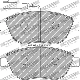 Ferodo Racing Bremsbelagsatz, Scheibenbremse fds1467