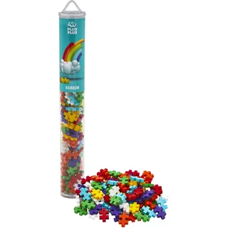 Plus-Plus A/S Kreativ Bausteine Regenbogen 100-tlg. 9604265