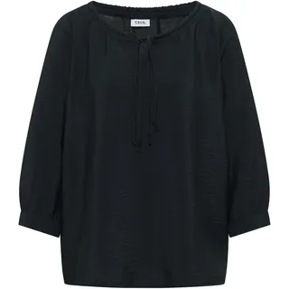 Cecil Carmenbluse Sommerbluse, Viskosemix, Carmenausschnitt, palm breeze grün