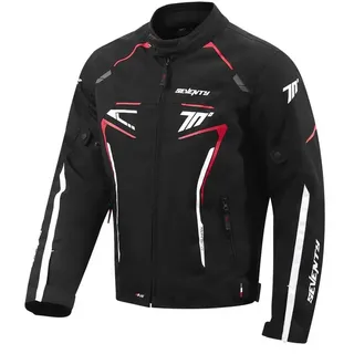 Seventy Degrees Sd-jr65 Piston Jacke - Black / Red - L