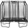 Trampolin Premium Black Edition 214 x 153 cm Schwarz