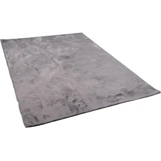 Pergamon Luxus Super Soft Fellteppich Plush Grau 90x160cm