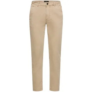 Chinohose CAMEL ACTIVE, Herren, Gr. 33, Länge 32, beige (light beige), Web, Obermaterial: 97% Baumwolle, 3% Elasthan, unifarben, normal lang, Hosen Chinohose, mit Stretch