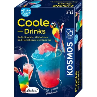 Kosmos Experimentierkasten "Fun Science Coole Drinks" Made in Germany, weiß, neutral