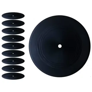 MINI ZOZI 17.8 cm schwarze leere Vinyl-Schallplatten, Hip-Hop, dekorativ