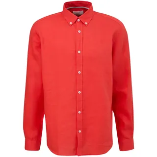 s.Oliver Leinenhemd mit Button-Down-Kragen rot M