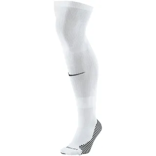 Nike Unisex Matchfit Fussball Socken, White/White/Black, XS EU