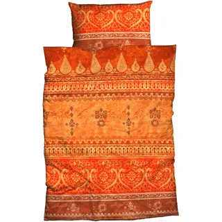 Casatex Indi romantisch/orientalisch Orange 155 x 220 cm + 2 x 40 x 80 cm