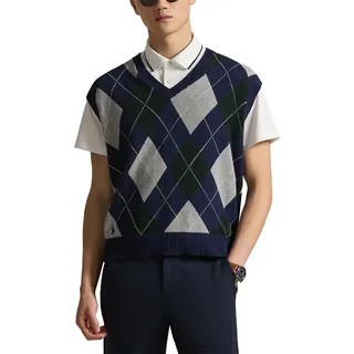 Polo Ralph Lauren Performance Argyle Strickweste - Argyle / Multicolor - L