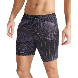 Superdry Resort 17 ́ ́ Badeshorts - Black Aop - M