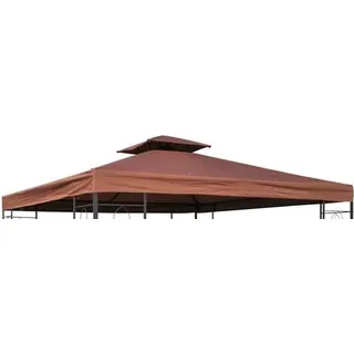 Ersatzdach mit PVC Beschichtung für Pavillon Pantone 1615 U - Hellbraun