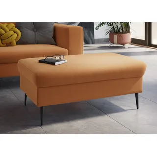 DOMO collection Sitzhocker Modica Cord 99 x 42 x 65 cm Orange