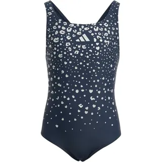adidas Glitter V-back Badeanzug - Aurora Ink - 5-6 Jahre