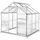 Gewächshaus Aluminium Alufarben HKP 4 mm 3,7 m2