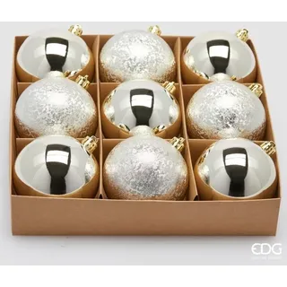 Packung 16 Weihnachtskugeln D.6 Champagner