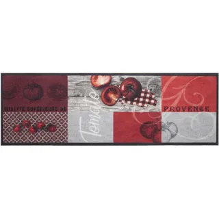 Primaflor Primaflor-Ideen in Textil Küchenläufer »TOMATO, Made in Belgium« rechteckig 6,5 mm Höhe Motiv Tomaten, mit Schriftzug, rutschhemmend, waschbar, Küche,