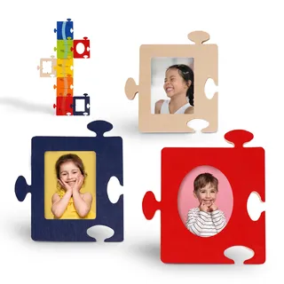 Hess Holzspielzeug 14620 - Ergänzungsset für Messlatte Bilderpuzzle, 3 teilig