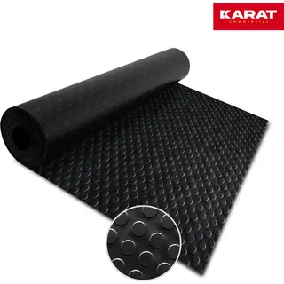 Flachnoppen-Läufer Zuschnitt Schwarz Rollenbreite: 150x200 cm