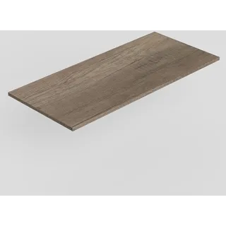 Baikal Arbeitsplatte aus Holz für Badezimmer, Melamin, 16 mm, Tischplatte, Verschiedene Ausführungen und Maße, kombinierbar mit jedem modularen Möbelstück, Arbeitsplatte aus Holz, 1,6 cm, 100 cm,