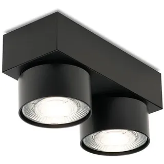 LED-Deckenaufbauleuchte Wittenberg 4.0 Mawa Design schwarz, Designer Jan Dinnebier, 18.3x9.4x7.7 cm