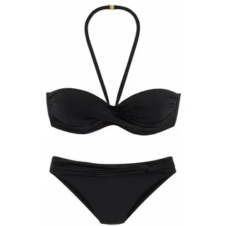 LASCANA LASCANA, Bügel-Bandeau-Bikini schwarz