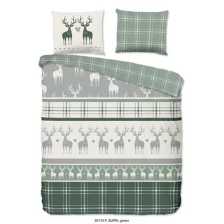 Good Morning Bjirk green 135 x 200 cm + 80 x 80 cm