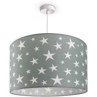Paco Home Pendelleuchte »Capri 315« E27 Kinderlampe Deckenlampe Kinderzimmer Sternenhimmel Motiv E27, weiß