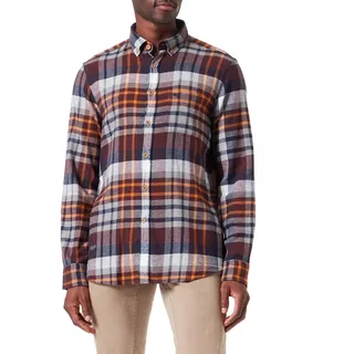 camel active Herren 409111/8S51 Hemd, Night Blue, S