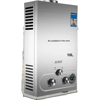 Propan heißer Warmwasserbereiter, effiziente Versorgung, Design aus Edelstahl, 10L 20KW