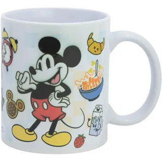 Stor Keramiktasse Disney Klassiker 325ml - Frühstückstasse mit Originalem Sublimationsdruck - Offizielles Marvel Produkt - Ideal für Kaffee und Tee