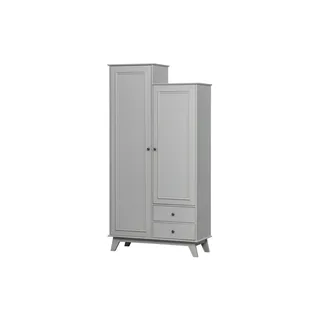 Woood Lily Garderobenschrank 98 x 41 x 190 cm grau
