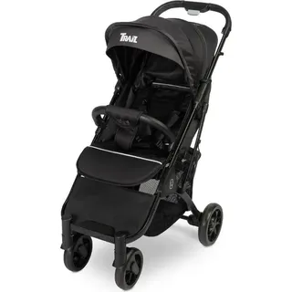 CARETERO Trail Kinderwagen Beindecke Regenschutz - 78 x 50 x 102 cm - Schwarz - Schwarz