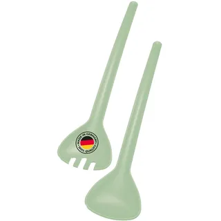 Westmark Salat-/Servierbesteck, 2-teilig, Länge: 26,6 cm, Kunststoff, Traditionell, Farbe: Mint-Grün, 2090227M