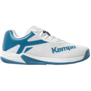 Kempa Wing 2.0 Handballschuhe Kinder weiß/deep blau 30