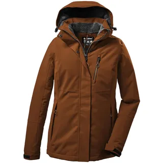KILLTEC Damen Funktionsjacke/Winterjacke mit abzippbarer Kapuze KOW 140 WMN JCKT, zimt, 40, 37411-000