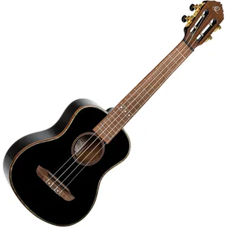 Ortega Onyx Series Tenor Ukulele All Gloss Black