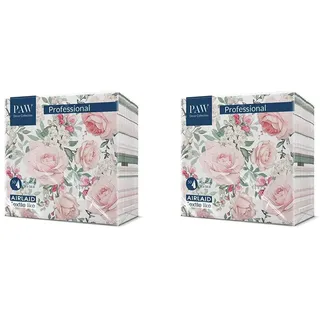 PAW - Servietten aus Airlaid - Stoffähnlich (40 x 40 cm) I 50 Stück I Ideal für Hochzeit, Taufe, Kommunion, Geburtstag I Stoffservietten - Blumen, Rosen I Farbe: Gorgeous Roses (Packung mit 2)
