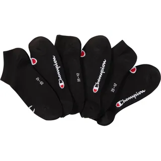 Champion Sneakersocken 6 Paar Schwarz 39-42