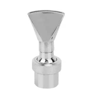 Springbrunnen Düse aus Edelstahl – Fächerförmiger Wasserauslauf für Teich & Garten, 6'' DN20, verstellbar, für Pumpe & Wasserfall (1 Stück)