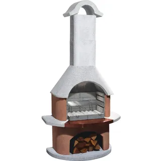 Buschbeck Gartengrillkamin »Bologna«, 110 cm, - weiss