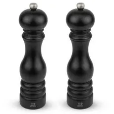 Peugeot Salt and pepper mill set Paris 22 cm Matte black Beech