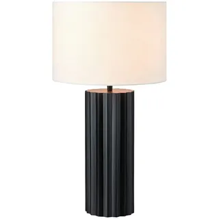 Markslöjd Tischleuchte , Schwarz , Metall, Textil , zylindrisch , 60 cm , Ce , Kippschalter , Lampen & Leuchten, Innenbeleuchtung, Tischlampen, Tischlampen