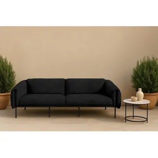 OTTO home 3-Sitzer "Lumi" Outdoor Gartensofa, wetterfeste Materialien, Breite 228 cm, davy grau