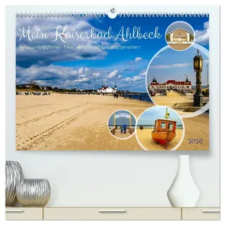 Mein Kaiserbad Ahlbeck (hochwertiger Premium Wandkalender 2026 DIN A2 quer), Kunstdruck in Hochglanz: Warum mein Ahlbeck der perfekte Ferienort an der Ostsee ist? (CALVENDO Orte)