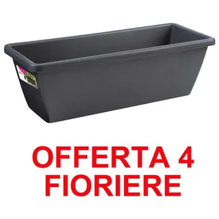 Angebot 4 Pflanzer Barcelona Trough 50CM Anthracite elho