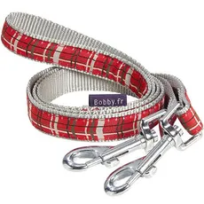 Bobby LPKILT_Rouge_L Koppel-Leine Kilt, L, rot