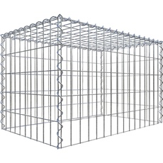 Bild Gabione, silbergrau, Maschenweite 5 10 cm